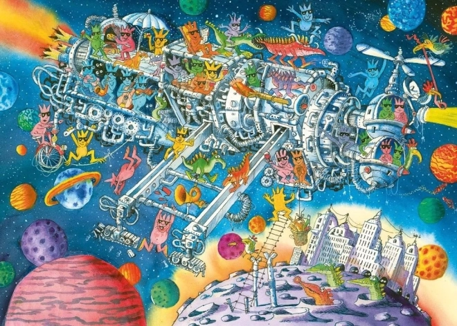 Puzzle Alien Bienvenue 1000 pièces HEYE