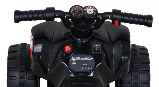 Rapide quad électrique pour enfants jaune – Noir