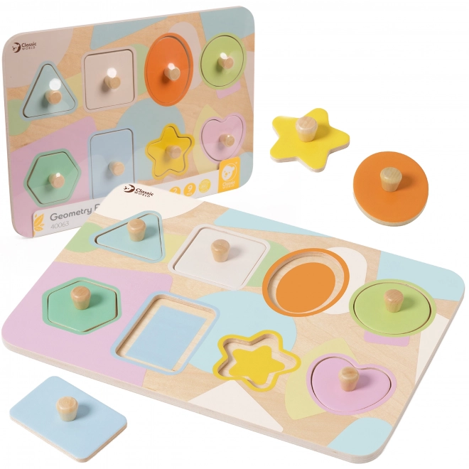 Wooden Geometric Puzzle for Kids