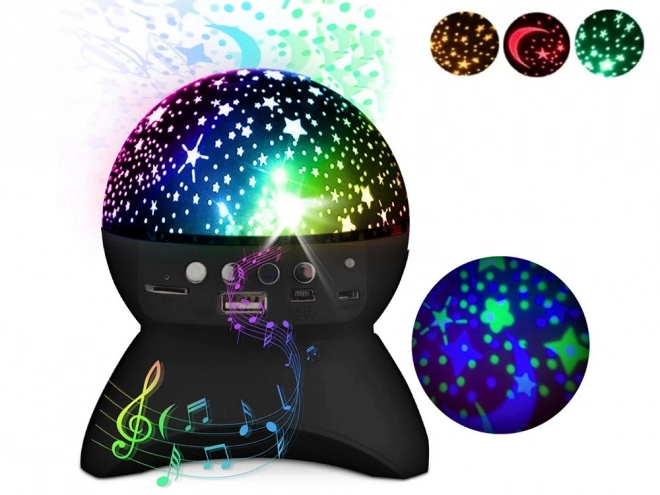 Projecteur de ciel étoilé avec LED et haut-parleur Bluetooth