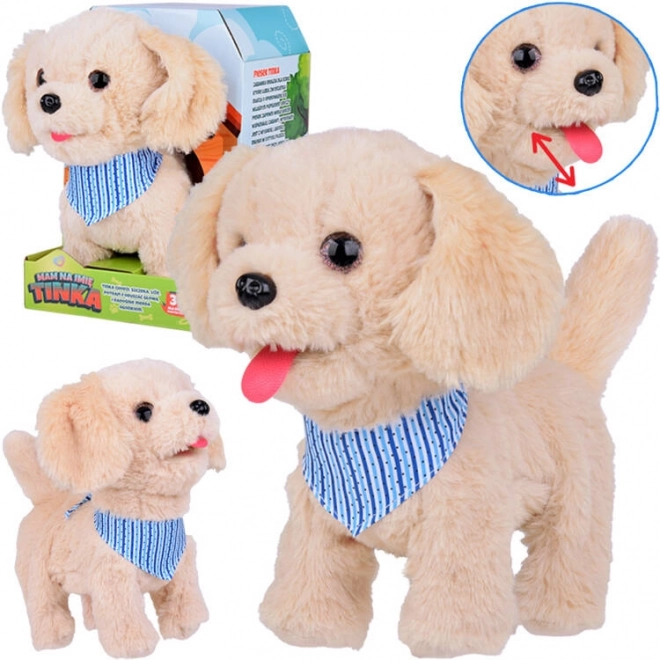 Interactieve pluchen hondje Tinka