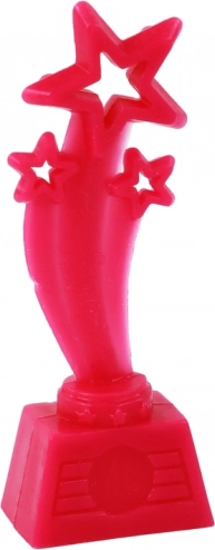 Motivatie om te presteren: roze trofee
