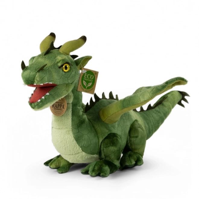 Rappa Pluchen draak groen 40 cm ECO-VRIENDELIJK