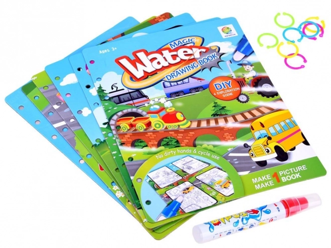 Creatieve waterkleurplaat voor kinderen – A