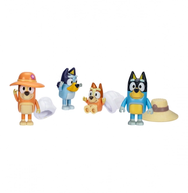 Figuren Bluey Familienausflug