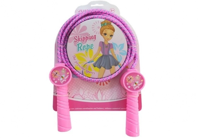 Springtouw voor kinderen roze