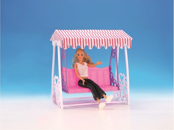 Glorie plastic schommel voor poppen