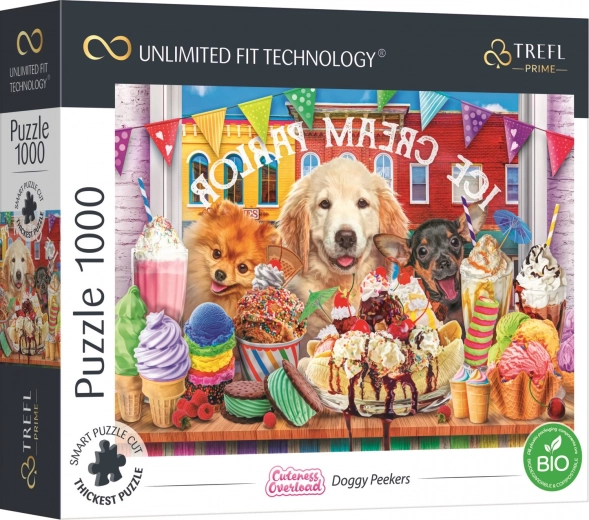Trefl UFT-puzzel Cuteness Overload: hondjes voor de banketbakkerij 1000 stukjes