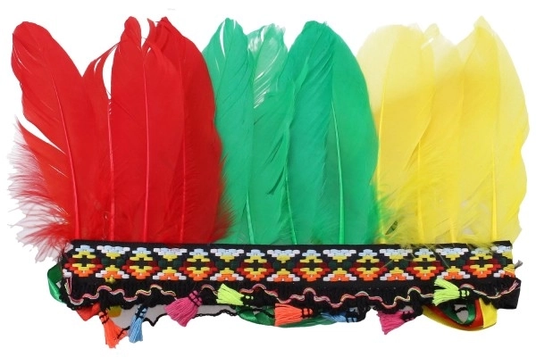 Set carnaval - Indiaanse hoofdband MIX