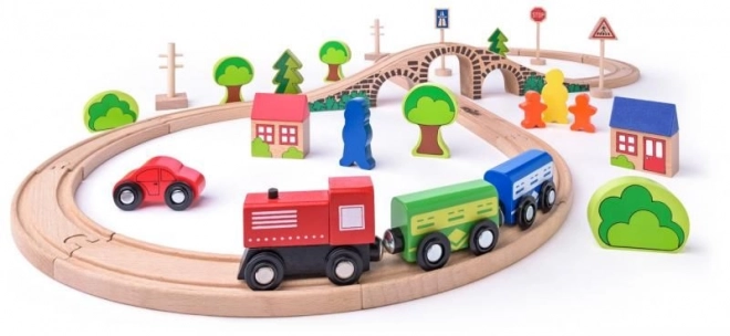 Woody Treinbaan "Acht" 40 stukken