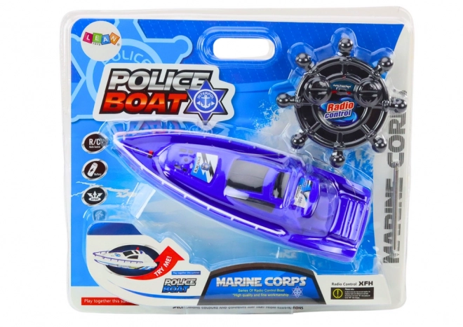 Politie op afstand bestuurbare RC Blue Pilot 27MHz