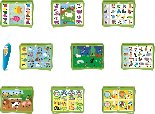 CLEMENTONI Jeu éducatif : mon stylo interactif 500 quiz