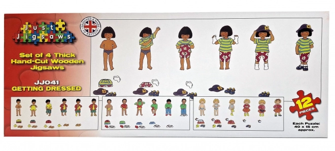 Just Jigsaws Aankleden - houten puzzel voor kinderen