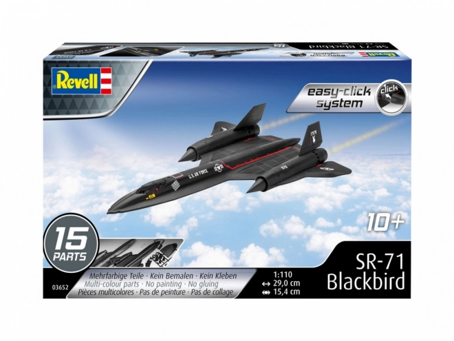 Plastic model SR-71 Blackbird Easy-Click 1/110