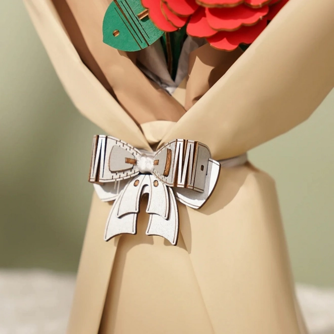 Wooden 3D Puzzle Flower Bouquet Rowood
