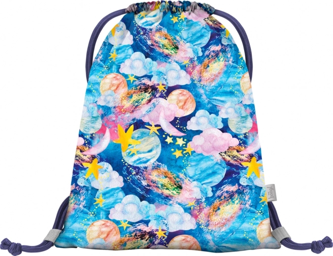 baagl preschool drawstring bag with star motif