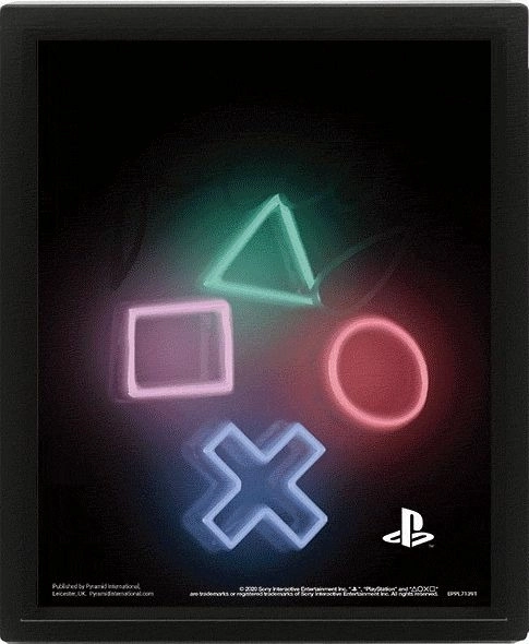 3D Picture PLAYSTATION – lenticular print 23 × 28 cm