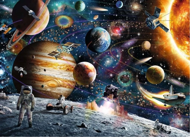 Puzzel Astronaut in de ruimte 60 stukjes