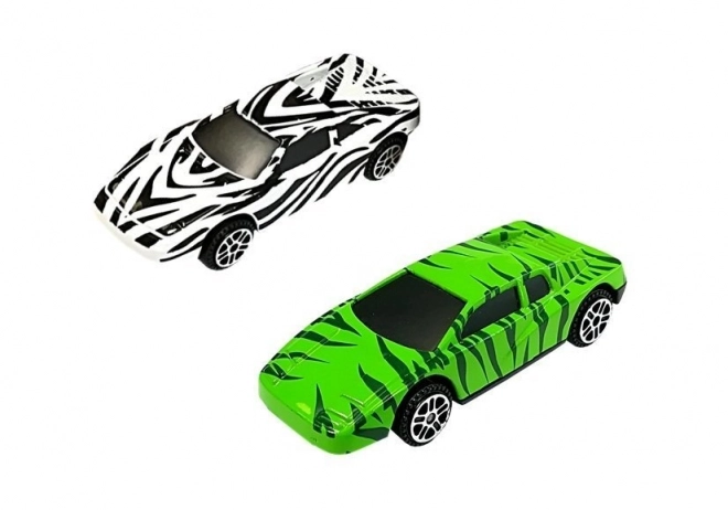 Koffer Truck Transporter Sorter met dino's groen
