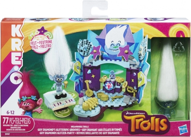 KRE-O Trolls Guy Diamond – creative building set with stage