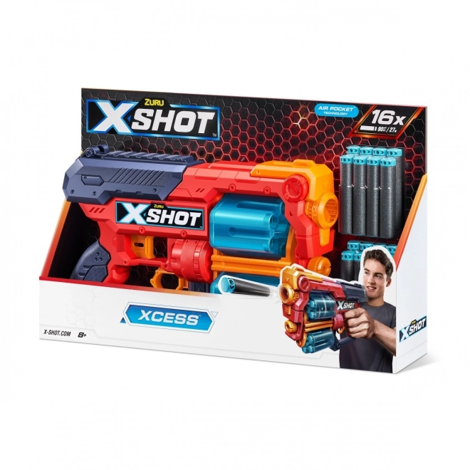 Lanceerder X-Shot Excel Xcess (16 pijlen) oranje