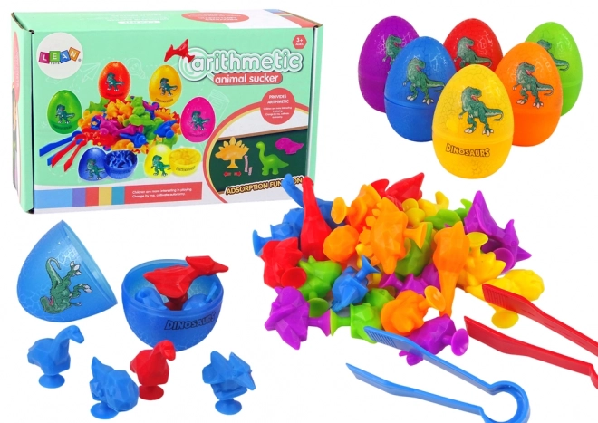 Dinosaur figuren met zuignappen