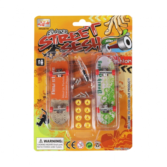 Vinger skateboard set