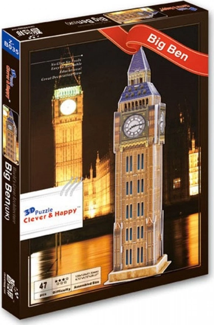 3D Puzzle Big Ben London von Clever&Happy 47 Teile