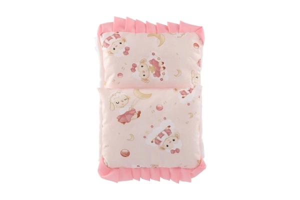 Doll Bedding Set with Pillow and Mat