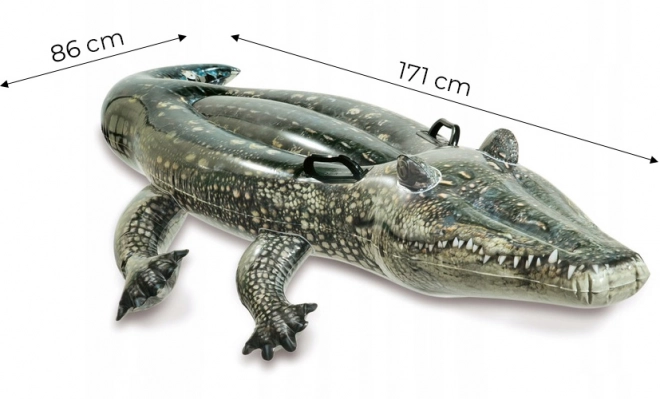 Matelas gonflable Crocodile avec poignées 170x86cm à partir de 3 ans