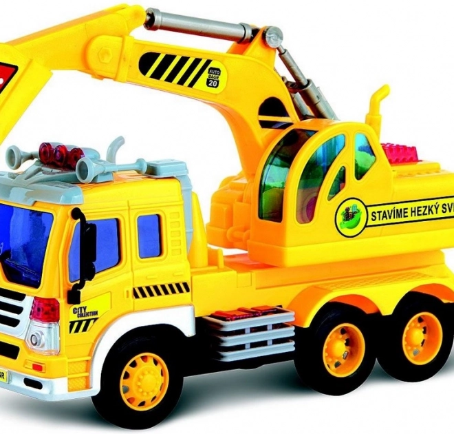 Auto bouw City Collection op batterijen met geluid en licht