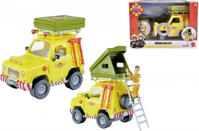 Fireman Sam 4x4 Off-Road Vehicle with 16 cm Figure