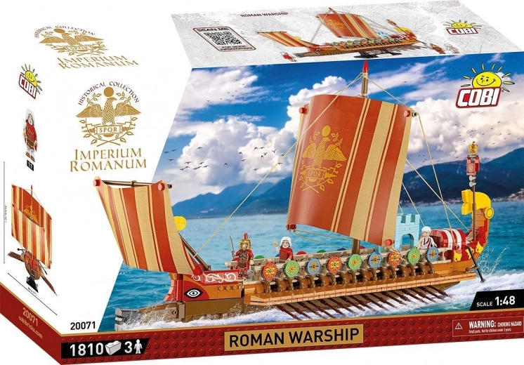 Constructieset - Romeins oorlogsschip 1810 stukjes