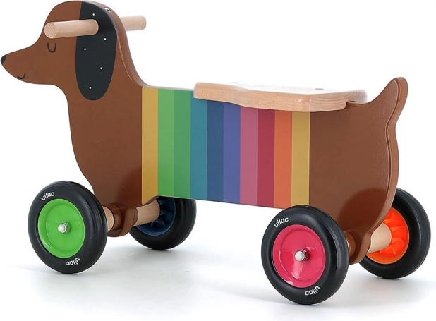 Vilac houten loopfiets Gekleurde Hond
