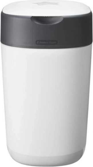 Tommee Tippee Poubelle à couches Twist & Click Blanche