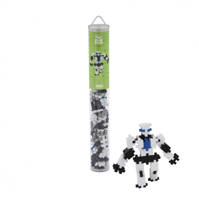Creatieve set Plus-Plus Robot in buis