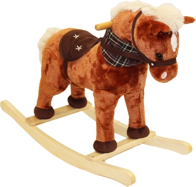 Zachte pluche en comfortabel zadel