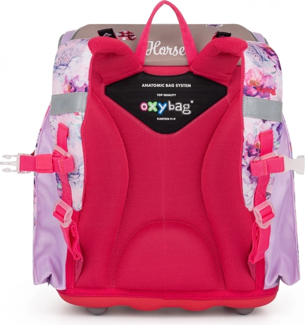 OXYBAG Ensemble scolaire 3 pièces Premium Light Cheval Romantique