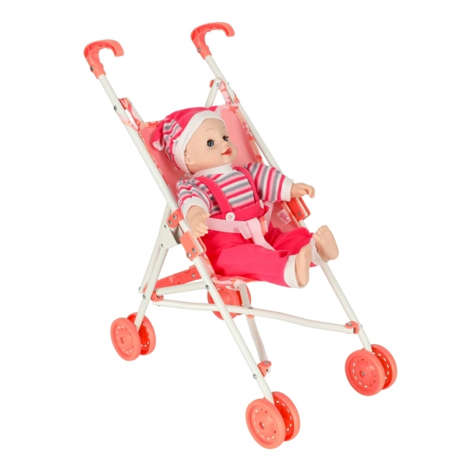 Roze kinderwagen Baby Annabell