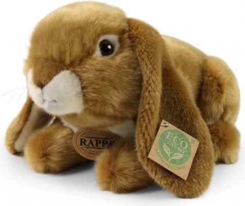 Rappa brown plush rabbit 25 cm eco‑friendly