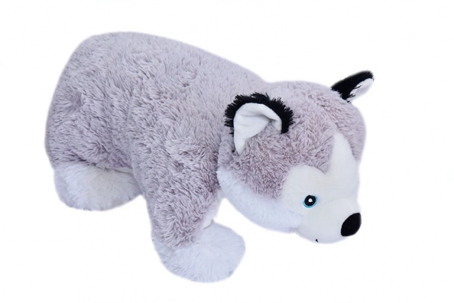 Pluchen dierenkussen - husky
