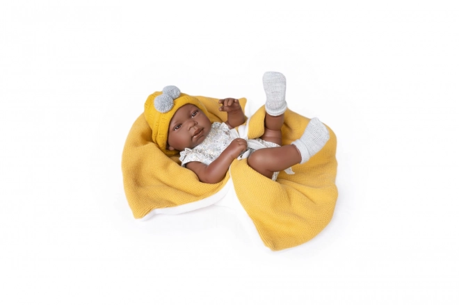 Antonio Juan 50287 MULATO - poupée réaliste bébé avec corps en vinyle intégral - 42 cm