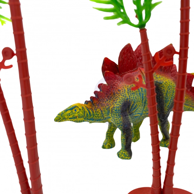 Dinosaur Figures Set with Mat and Carry Case