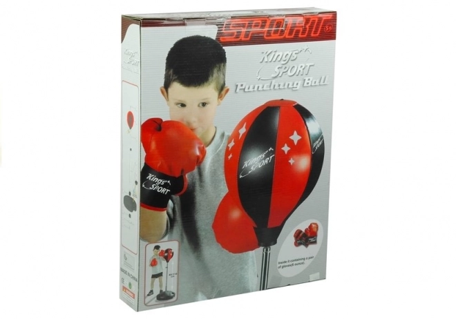 Kinder boksset met handschoenen en standaard