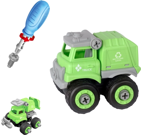Schroefbare vuilniswagen