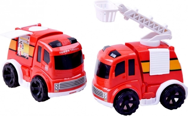 Two fire trucks for action-packed rescues