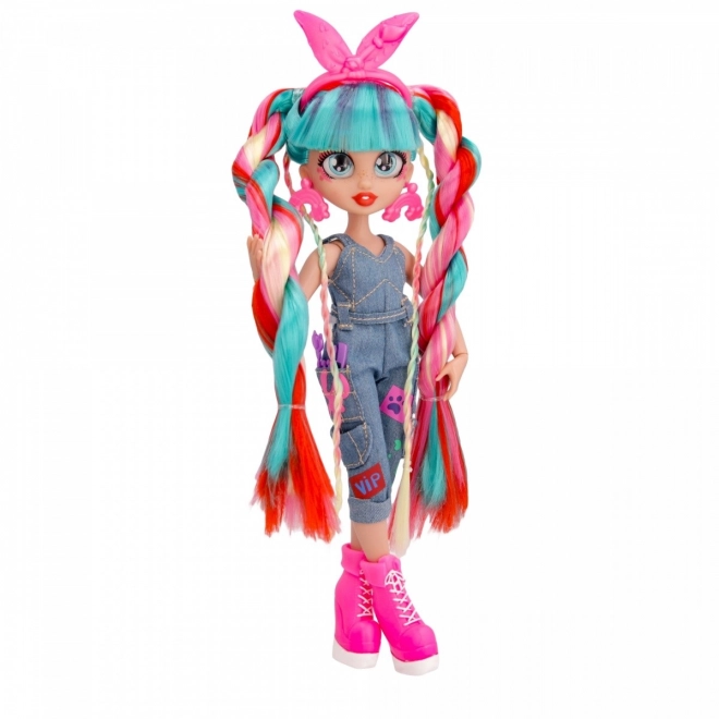 Stylish colorful hair