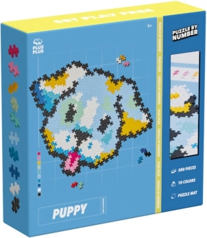 Plus-Plus puzzle par numéros – petit chien, 500 pièces