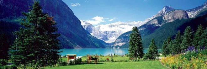 Panoramapuzzel Lake Louise, Canadian Rockies 1000 stukjes