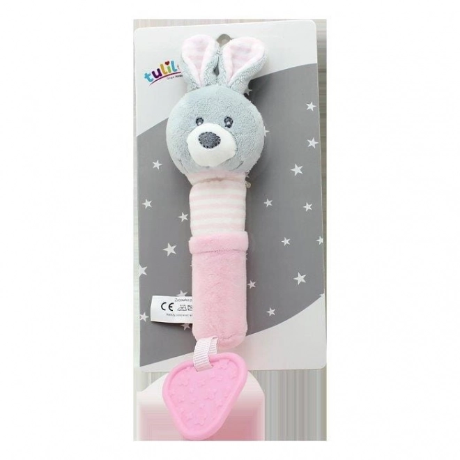 Spielzeug mit Geräusch - Häschen 17 cm